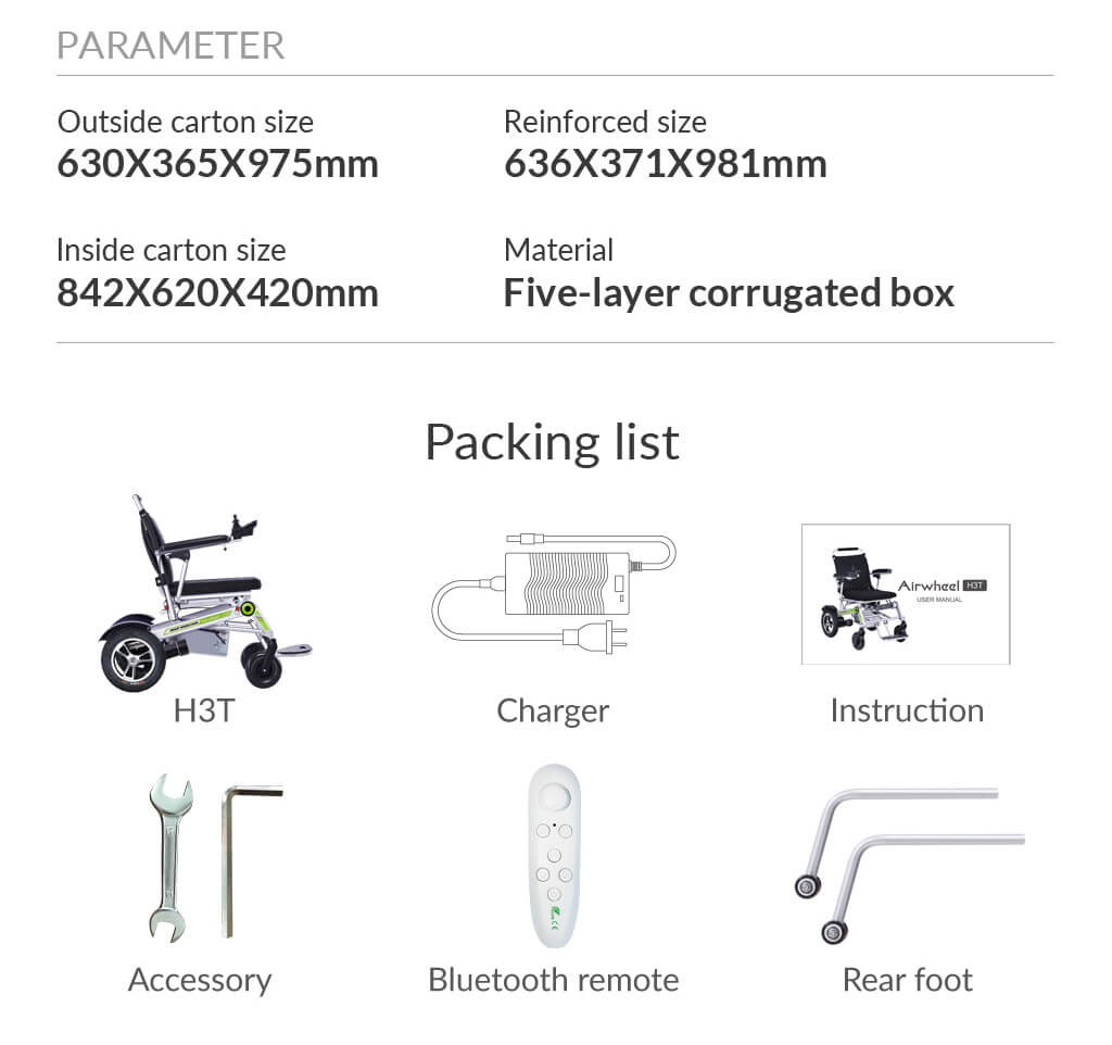 electric automatic folding wheelchair