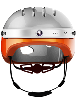 C5 smart helmet featuring HD embedded camera, Bluetooth speaker to answer coming calls and to listen to music, and smartphone app. 